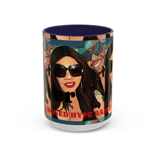 Accent Coffee Mug — UnSigned Hype Radio Show Graphic Coffee Mug (11/15 oz)