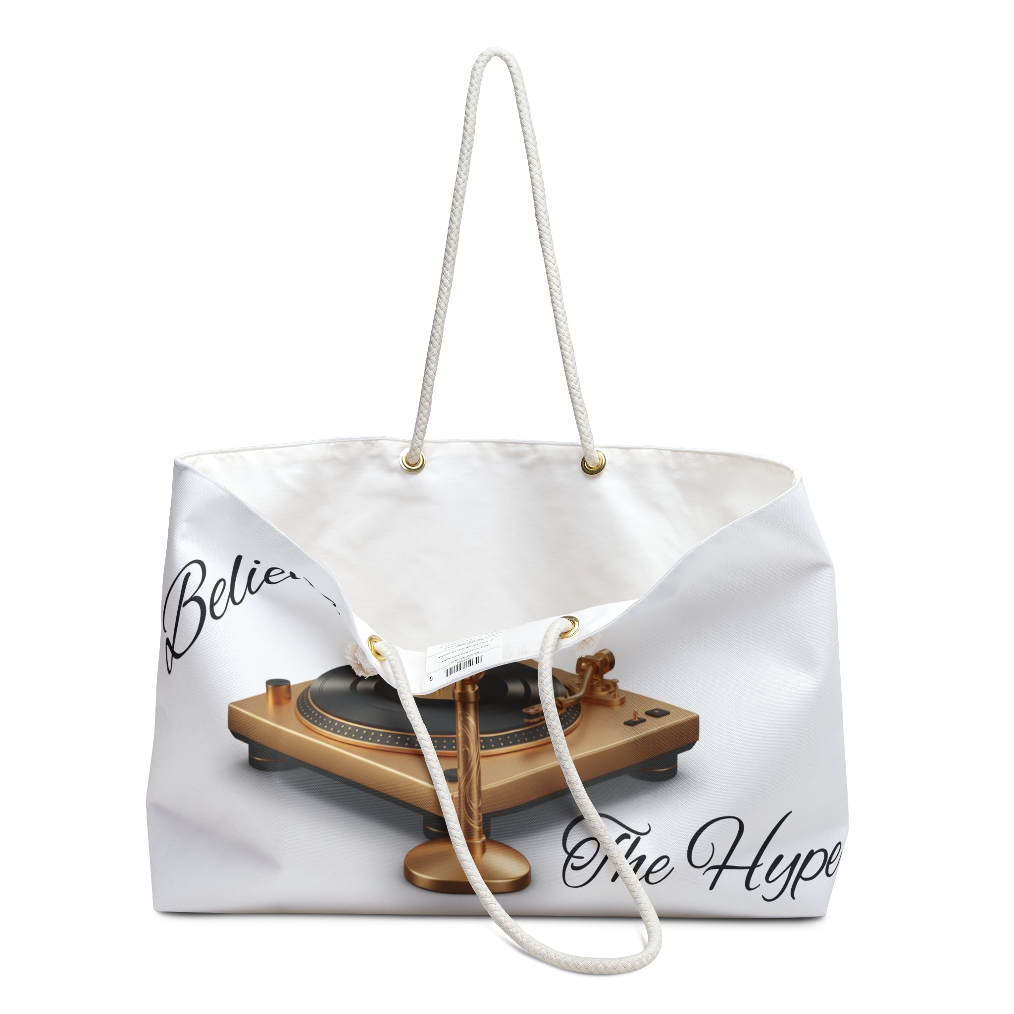 Believe The Hype  Weekender Bag